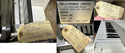 Mellotron-Elton John's M400S with tape frames